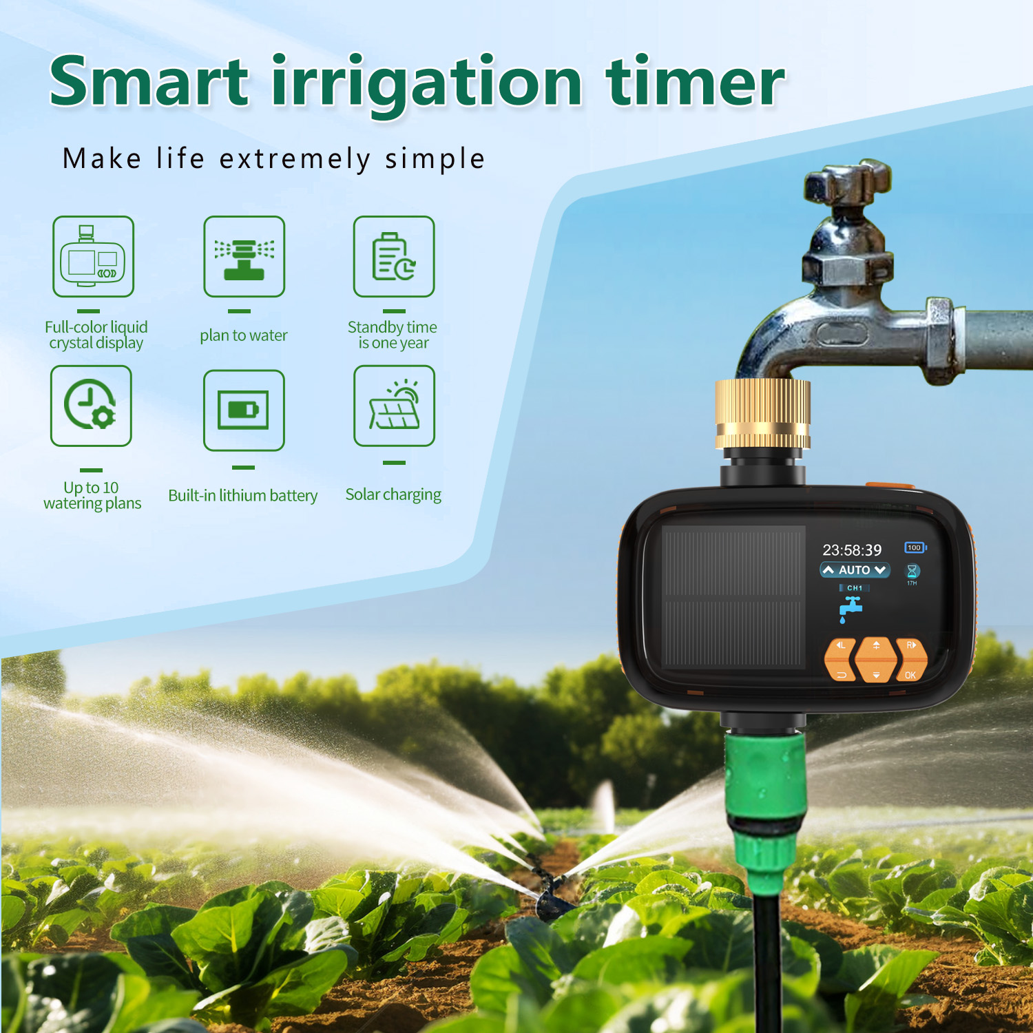 WiFi Smart Water Timer RV18 view 3