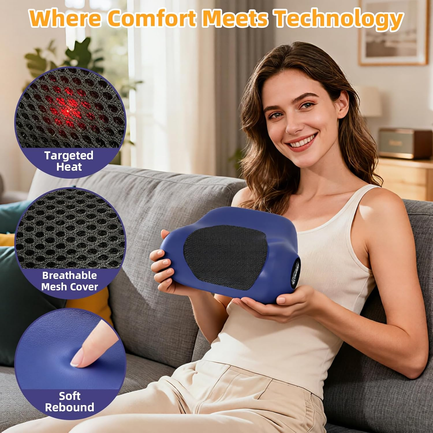 Cervical Massage Pillow JB-06 view 2
